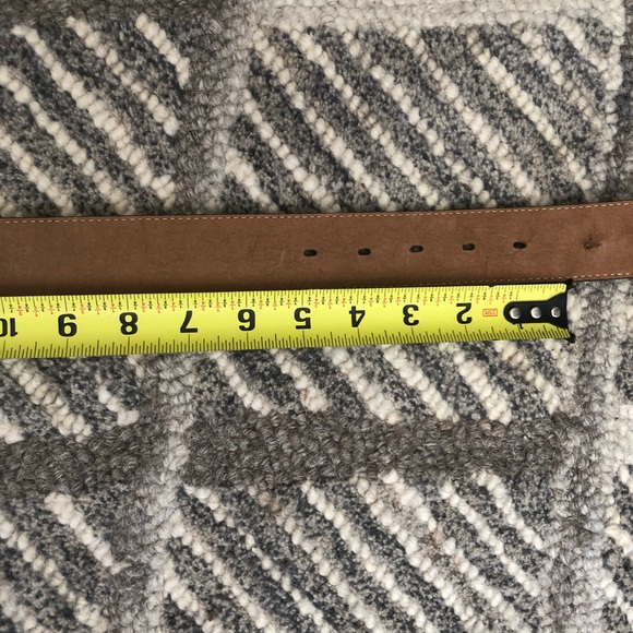 Justin Women's Vintage Cross Belt - Cognac waist 36 - Picture 6 of 9